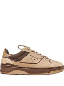 Кроссовки из кожи с замшевыми вставками Axel Arigato, нейтральный