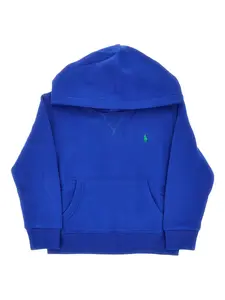 Худи с вышивкой в виде пони Polo Polo Ralph Lauren Kids, синий