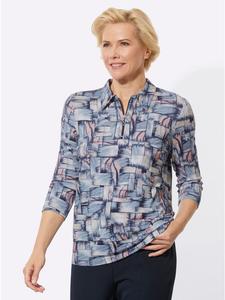 Рубашка-поло с принтом гортензии и голубя WITT WEIDEN