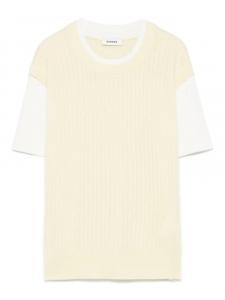 SANDRO многослойная футболка, желтый