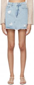 Синяя джинсовая мини-юбка Louisa Holzweiler