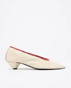 Женские туфли-лодочки из кожи с острым носом Bimba Y Lola, бежевый