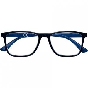 Очки для чтения Zippo с мягкими линиями идеально подходят для мужчин и женщин Черные синие полоски 3.0x