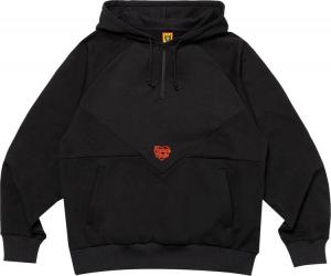 Худи Human Made Half Zip 'Black', черный