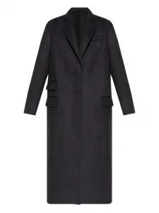 Однобортное шерстяное пальто TOM FORD, серый