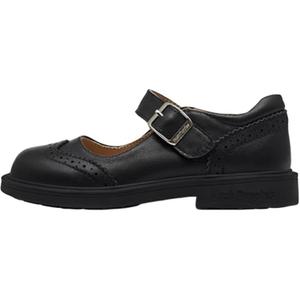 Детские кожаные туфли с противоскользящей подошвой и защитой от ударов Hush Puppies, черный