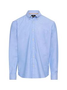 Рубашка с длинными рукавами и планкой на пуговицах синего цвета Camel Active