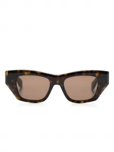 Солнцезащитные очки черепаховой расцветки Alaïa, коричневый