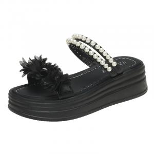 Сандалии-слайдеры женские, устойчивые к истиранию и скольжению TONYBEAR, Black