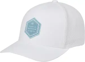 Мужская кепка для гольфа TravisMathew Pier Imagination, белый