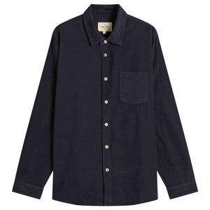 Рубашка вельвет Direction Folk, темно-темно-синий