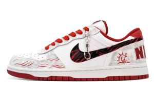 Nike Кроссовки Big DEER Flying Shadow Leather Slip Resistant Abrasion Resistant low top мужские красные