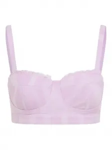 Топ из хлопка с вырезом сердечко Pucci, розовый