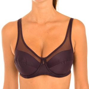 Объемный бюстгальтер с чашками на косточках без поролона d3983 Dim, фиолетовый