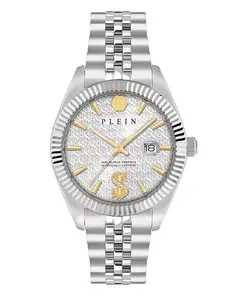 Мужские серебряные часы из нержавеющей стали, 41 мм Philipp Plein, silver