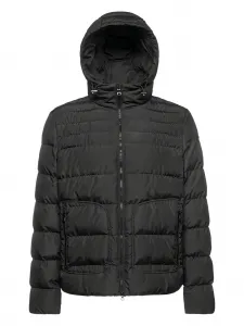 Стеганая куртка Magnete с капюшоном Geox, черный