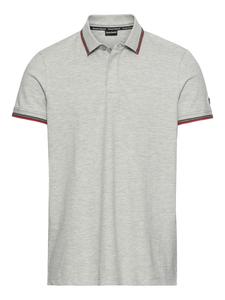 Рубашка поло серого меланжа Bruno Banani
