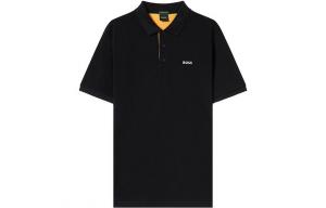 Футболка поло мужская черная HUGO BOSS