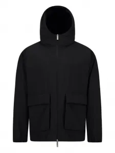 Куртка с капюшоном и карманами Herno, черный