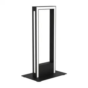 Настольная лампа SALVILANAS-Z с LED-модулем 1 шт., теплый-белый - холодный-белый, диммируемая настольная лампа, ZigBee, управление через приложение и голосовое управление Alexa Eglo, черно-белый