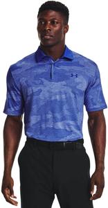 Under Armour мужская поло Playoff 2.0 с коротким рукавом Jacquard, (486) Versa Blue/Oxford Blue/Versa Blue