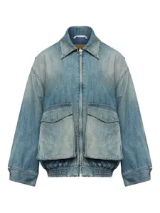 Джинсовая куртка с карманами MM6 Maison Margiela, синий