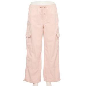 Брюки-карго больших размеров с высокой посадкой, с застежкой-молнией So, цвет secret whisper