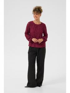 Cream Блузка с длинными рукавами CRThit, стандартный крой, цвет Зинфандель