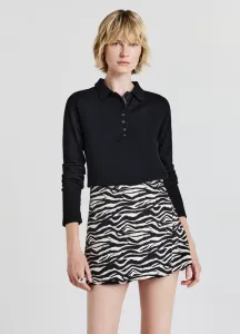 Похожая юбка-обертка с узором Calliope, Var Ultrablack