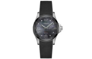 LONGINES Часы Comcast Collection Quartz Movement Women's Watch 36mm Black Dial Stainless Steel Case, Black Dial