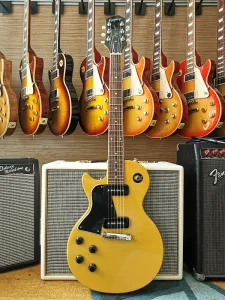 Epiphone Les Paul Special для левшей 2023 года - цвет телевизионно-желтый