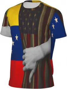 Мужская футболка с сетчатыми вставками, короткий рукав, быстросохнущая