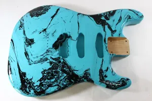 Unbranded Корпус Strat Stratocaster с жесткой рамой из многокрасочного HSS, подходит для грифа Fender P517