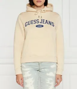 Толстовка regular fit Guess Jeans, бежевый