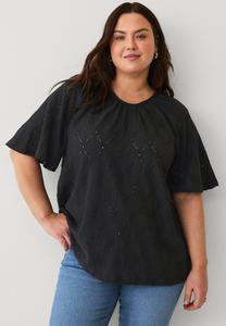 Блуза IN WAREN Ellos Plus collection, черный