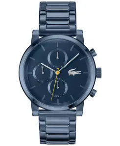 Мужские часы Replay Ionic Plated Blue со стальным браслетом, 44 мм Lacoste