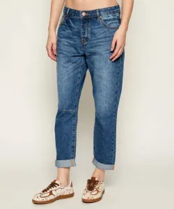 Джинсы Сэйнтс Boyfriend fit One Teaspoon, синий