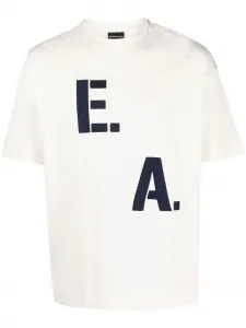 Футболка с логотипом Emporio Armani, белый