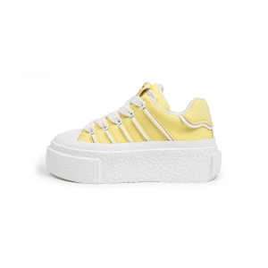 Кроссовки Popcorn 2.0 Coverage, увеличивающие рост, легкие, с низким верхом, на платформе, для повседневной носки, женские Lilbetter, Lemon