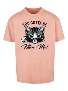 Рубашка F4NT4STIC Kätzchen You Gotta Be Kitten Me!, оранжевый