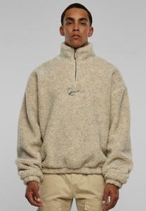 Толстовка из флиса KM KK SIGNATURE TEDDY TROYER Karl Kani, кремовый белый