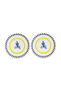 Набор тарелок с рисунком птиц 27 см, 2 шт. Pols Potten, мультиколор