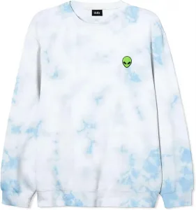 DALIX вышитый пришелец лонгслив тай-дай флисовая толстовка