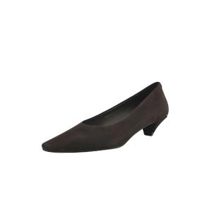 Bebe Женские туфли на массивном каблуке 3,5 см кофе, цвет Coffee