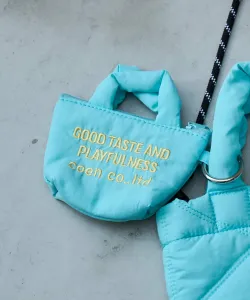 Брелок-сумочка с вышитым логотипом