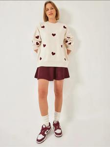 Bianco Lucci Свитер оверсайз в цвете экрю