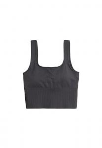 Спортивный бюстгальтер без косточек Aim'n, темно-серый