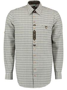 OS-Trachten Традиционная рубашка Эвами традиционного зеленого цвета