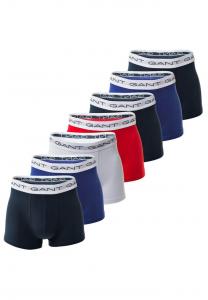 Боксеры-Шорты 7 шт. в упаковке - трусы-боксеры 7 шт. в упаковке хлопок стрейч однотонные Gant, мультиколор