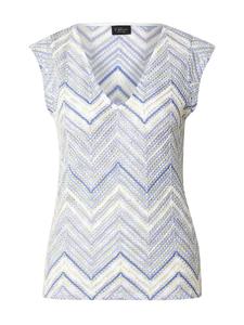 Вязаный топ s.Oliver BLACK LABEL, светло-голубой